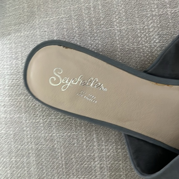 Seychelles blue suede slides - Picture 2 of 5